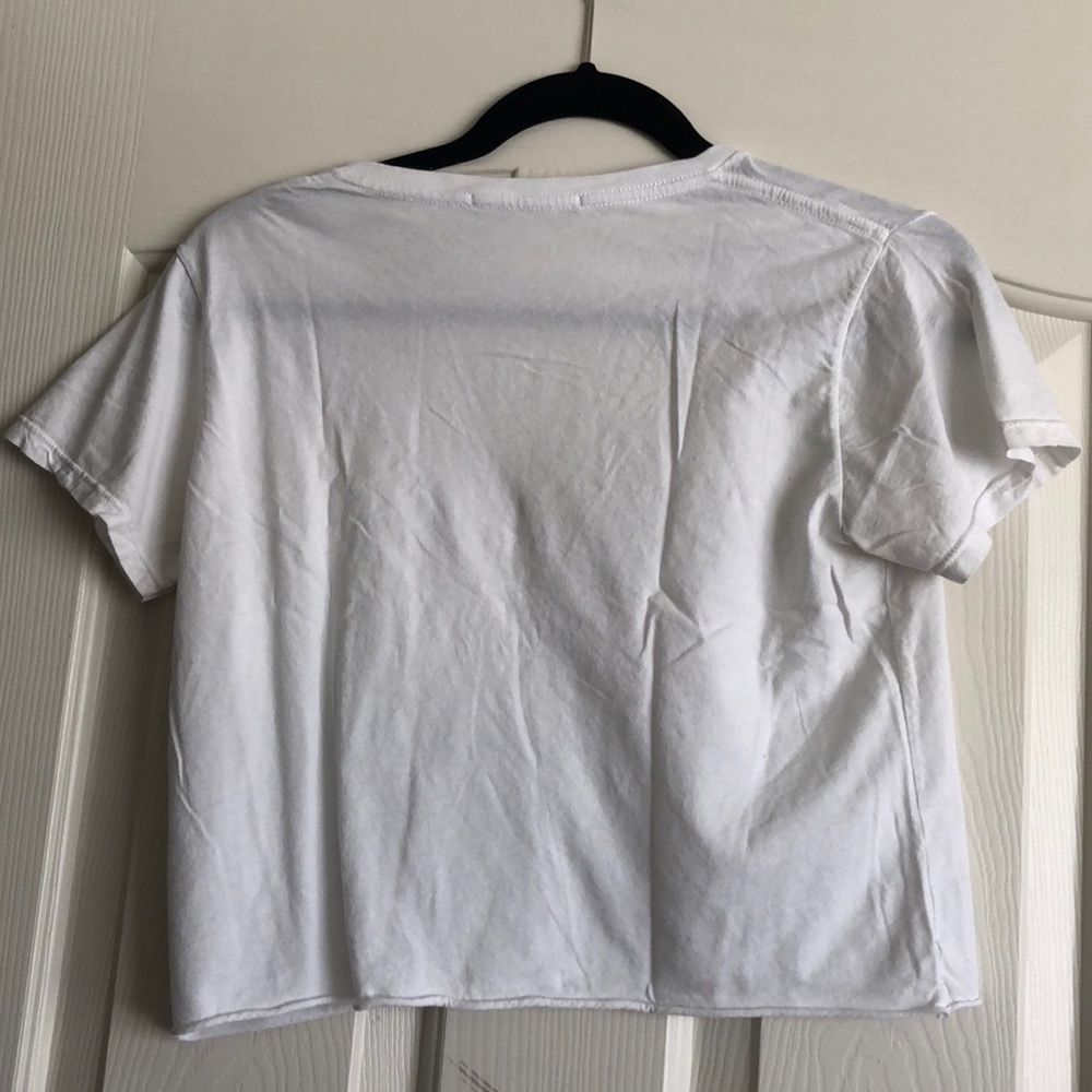 White Crop Tee - Picture 2 of 2